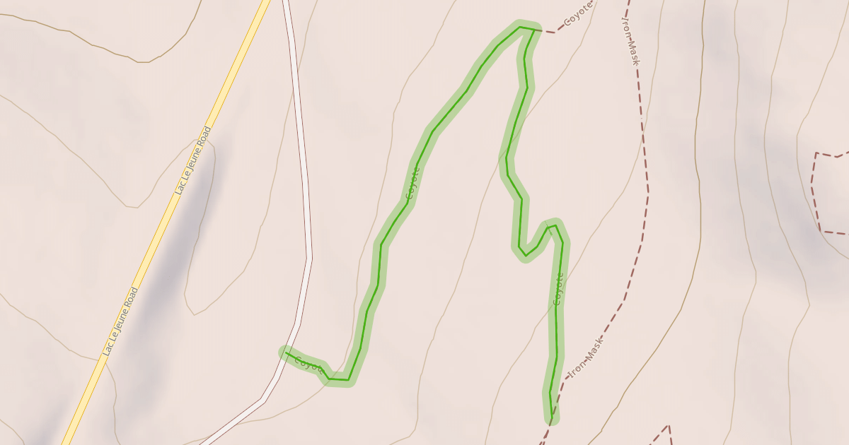 Map preview of Coyote