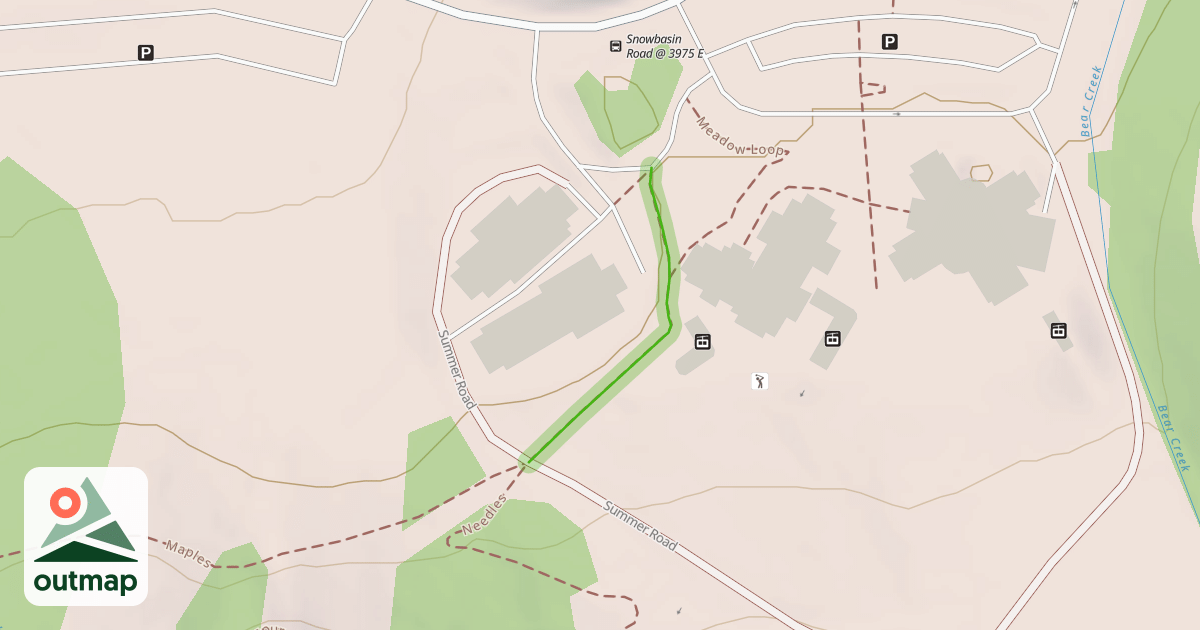 Map of Meadow Loop