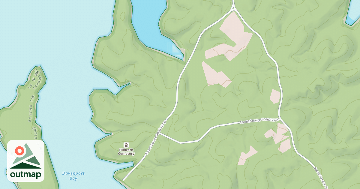 Map of SPUR KUTTAWA LANDING RD