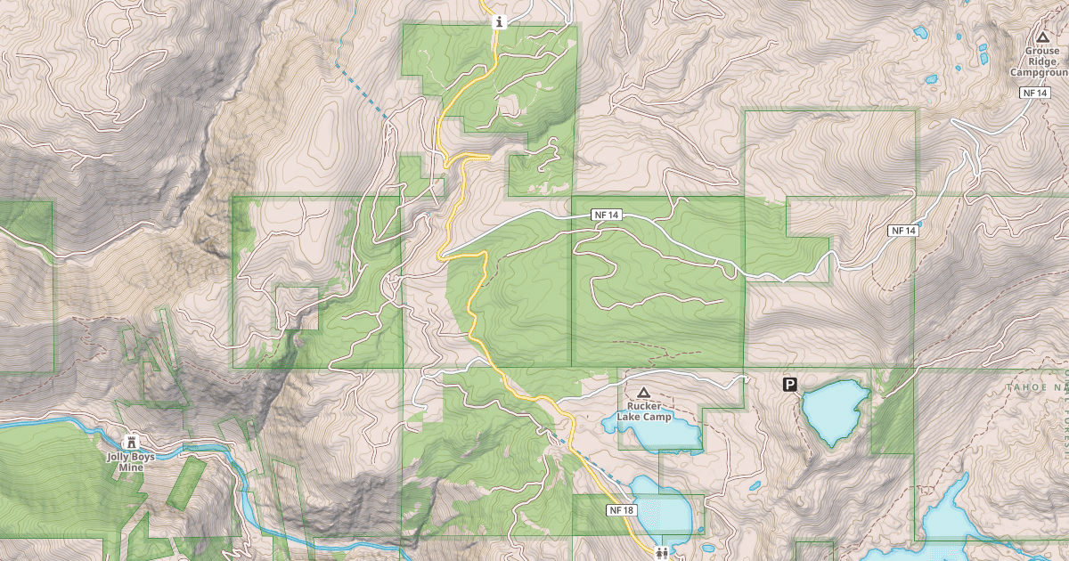 Map preview of BOWMAN LAKE