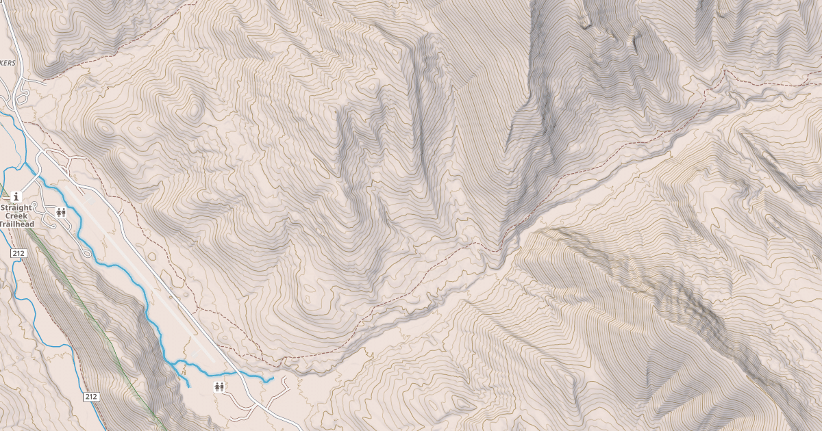 Map preview of Fairview Creek