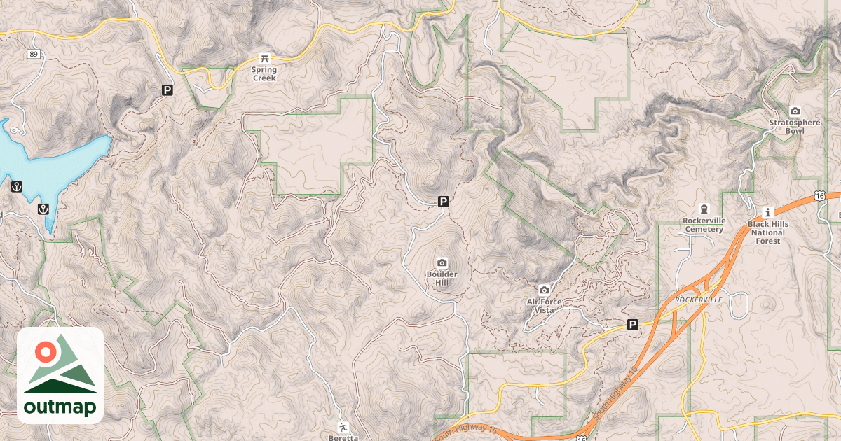 Map of BOULDER HILL