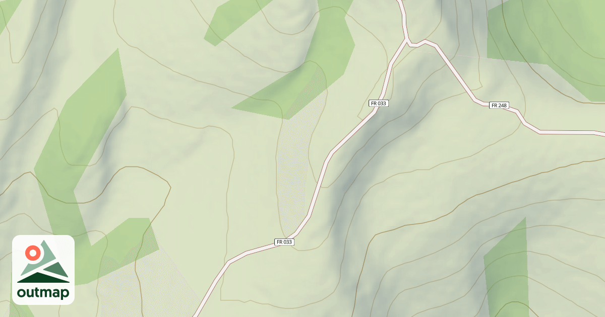 Map of Elk Valley Divide