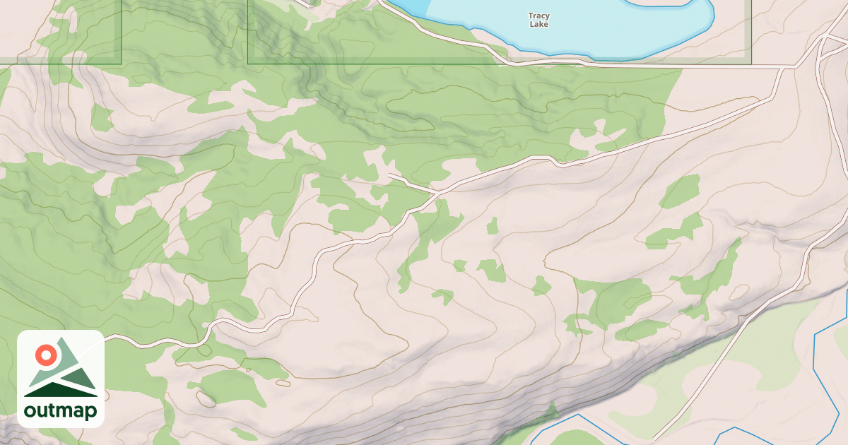 Map of BURRO HILL ROAD
