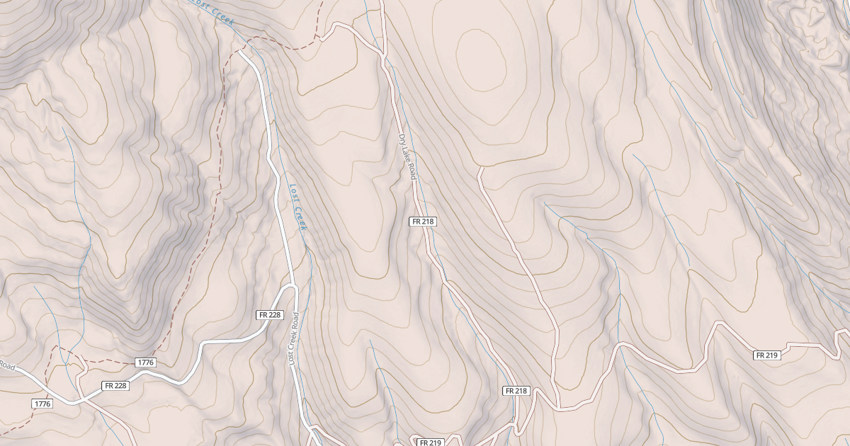 Map preview of DRY LAKE