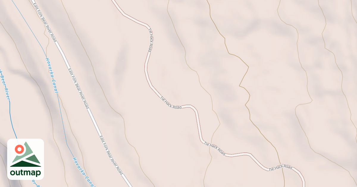 Map of EAST FORK EAST-A