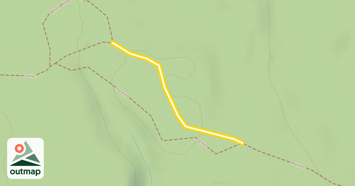 Map of China Ridge Trail