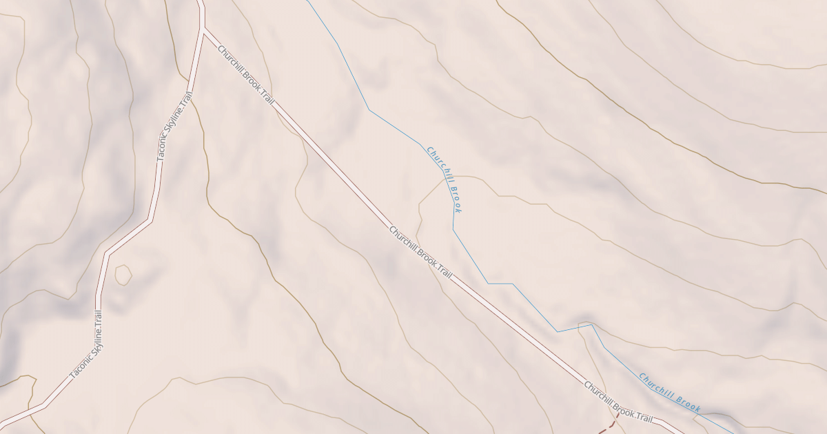 Map preview of Churchill Brook Trail