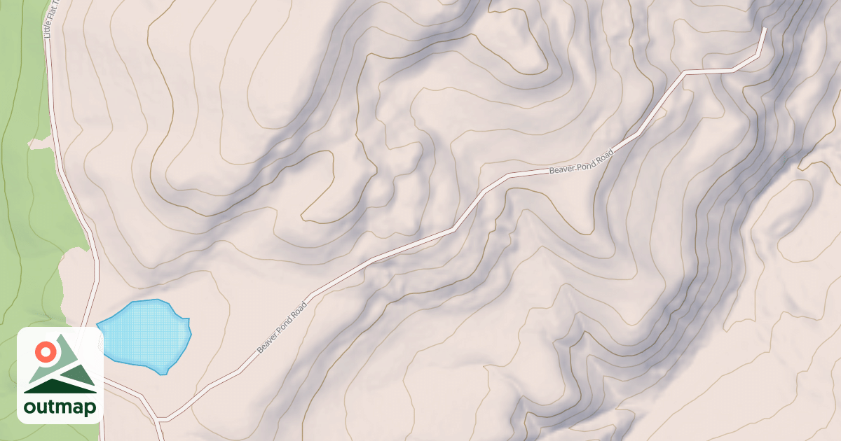 Map of BEAVER POND