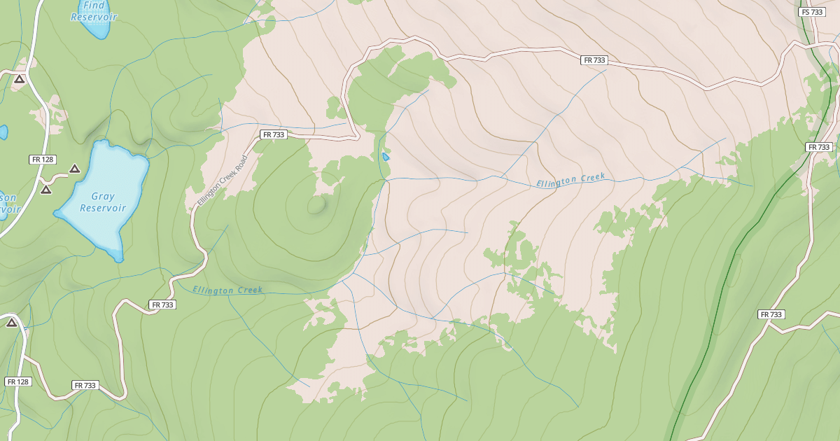 Map preview of ELLINGTON CREEK