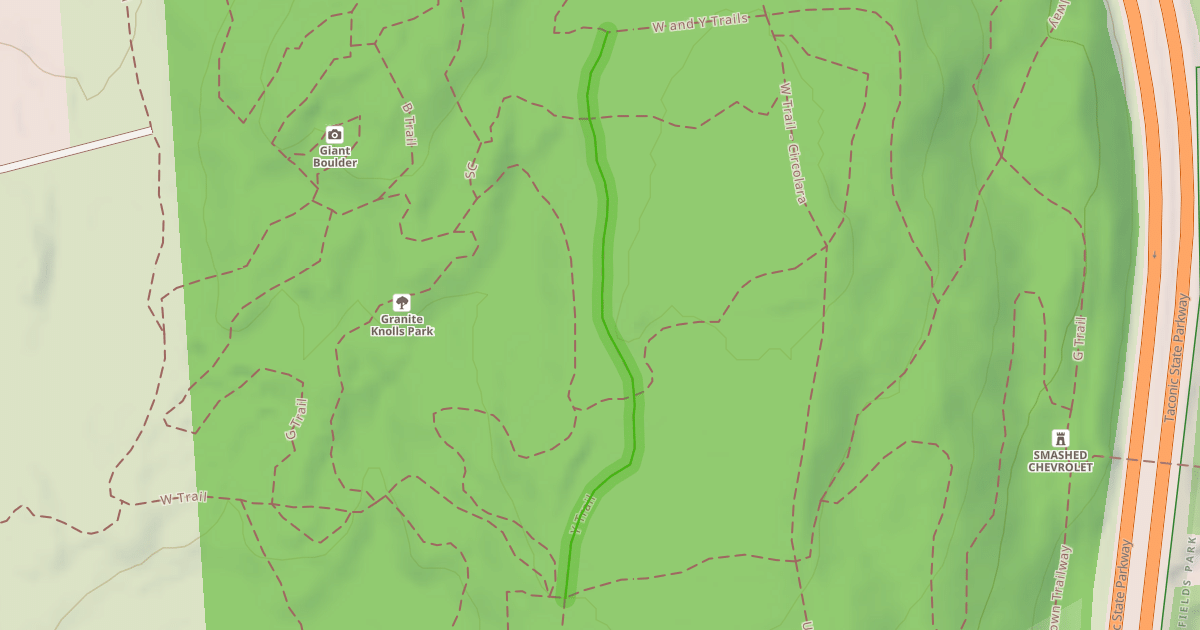 Map preview of Y Trail