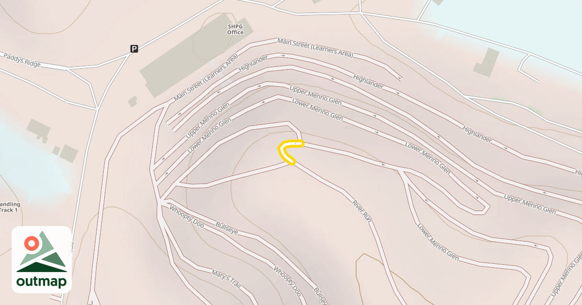 Map of Lower Merino Glen