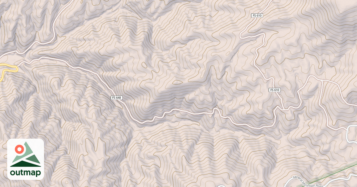 Map of EAST FORK ALDER CREEK