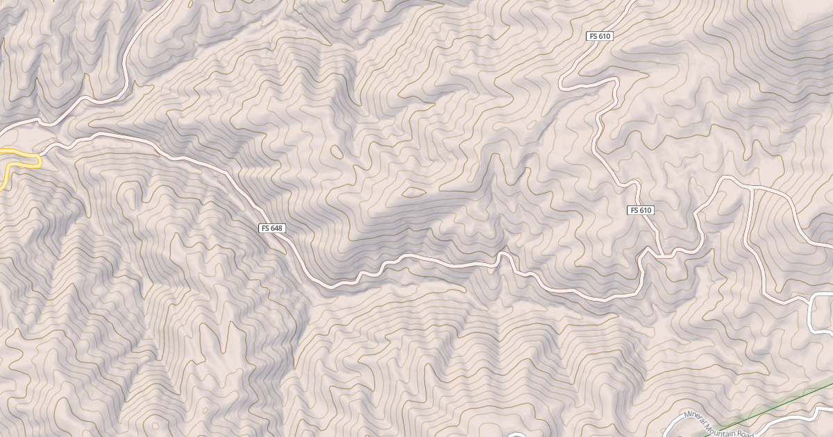 Map preview of EAST FORK ALDER CREEK