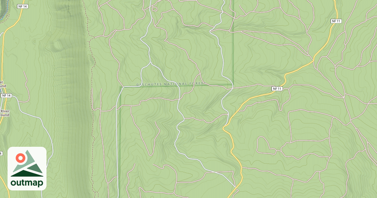 Map of USFS Motor Vehicle Use Map Roads {30C0F19B-4015-4752-845D-509D37DE556A}