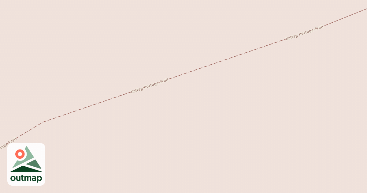 Map of Willow to Nome Winter Trail