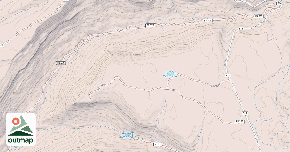 Map of NARRAGUINNEP CANYON