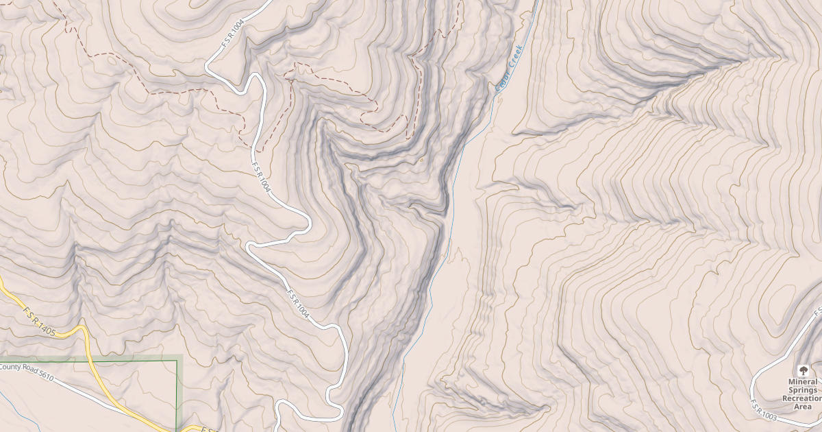 Map preview of USFS Motor Vehicle Use Map Roads {6E42BDE5-1EF3-4DD8-9E25-8AD45E9EB2E2}
