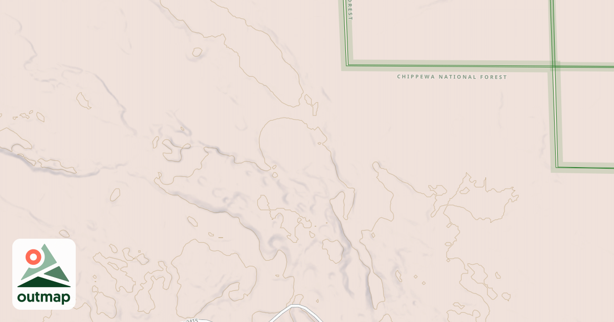 Map of ANDERSON LAKE ROAD SPUR 2573