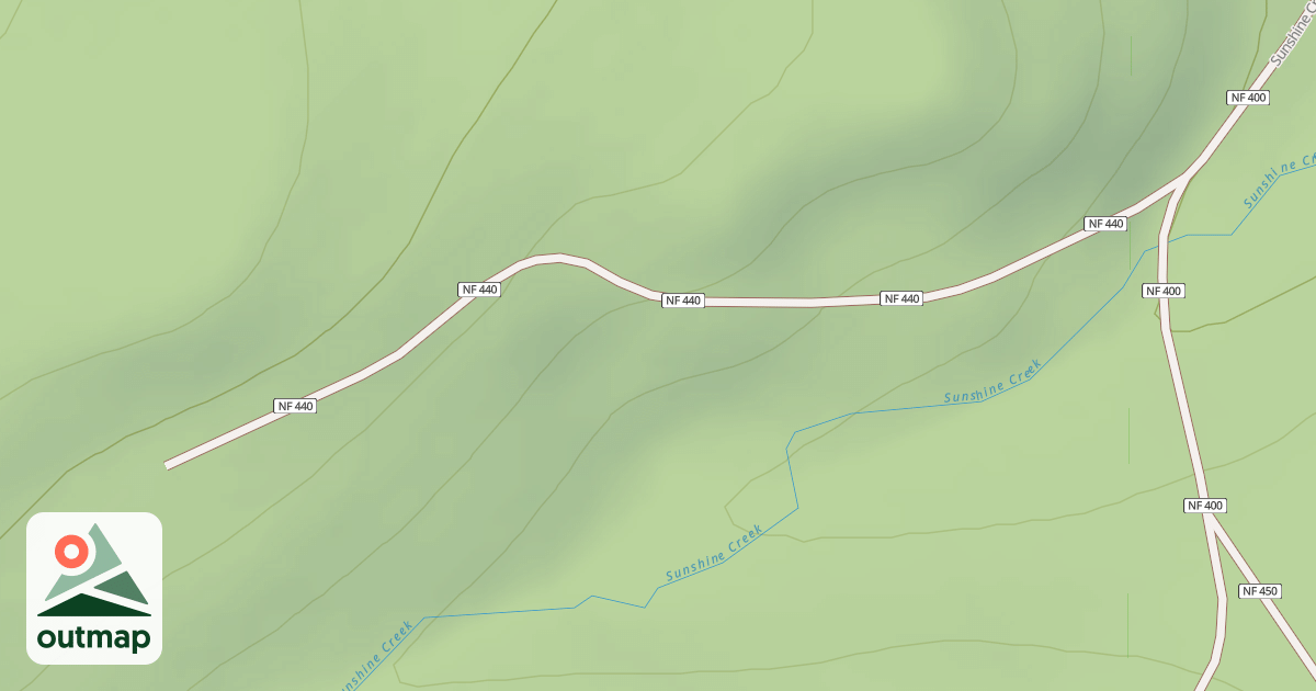 Map of USFS Motor Vehicle Use Map Roads {08722864-07FB-4018-B07F-6000D64795EA}
