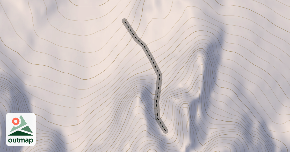 Map of Bill Nai Couloir