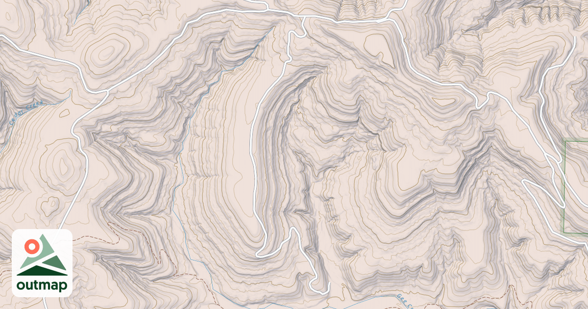 Map of BUCK RIDGE