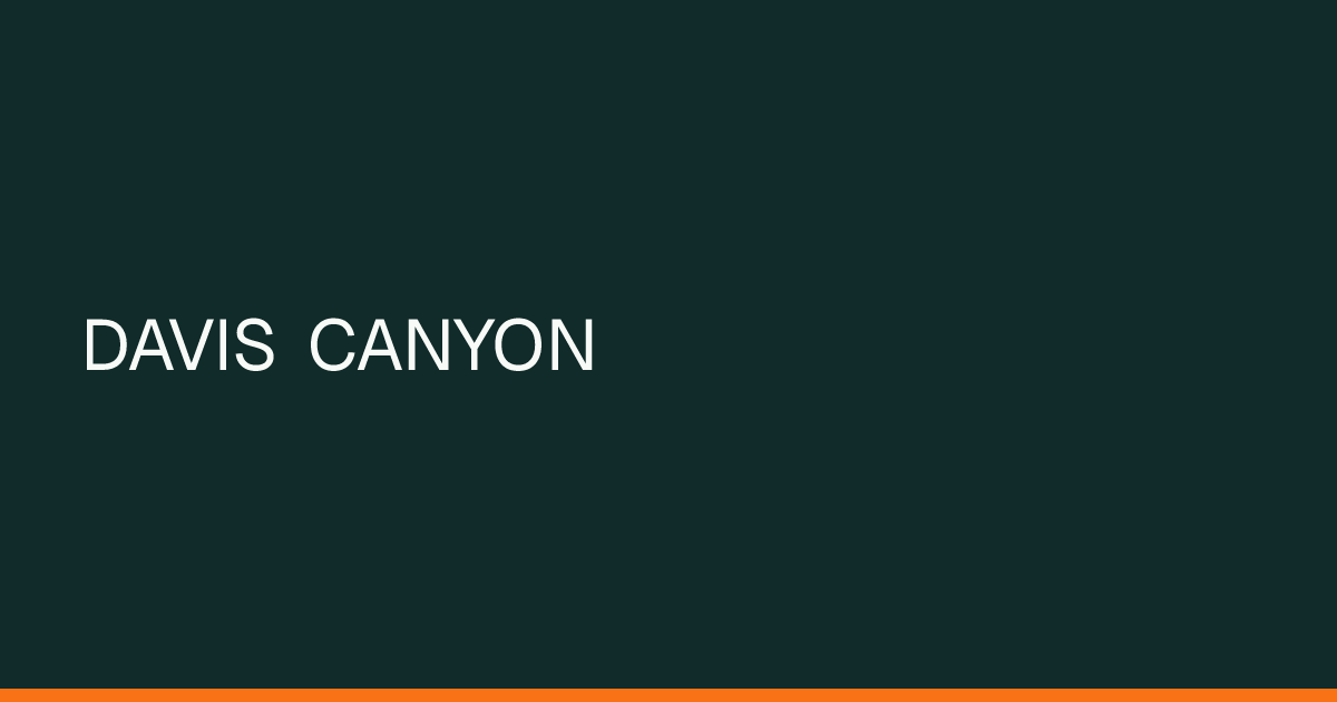 Map preview of DAVIS CANYON
