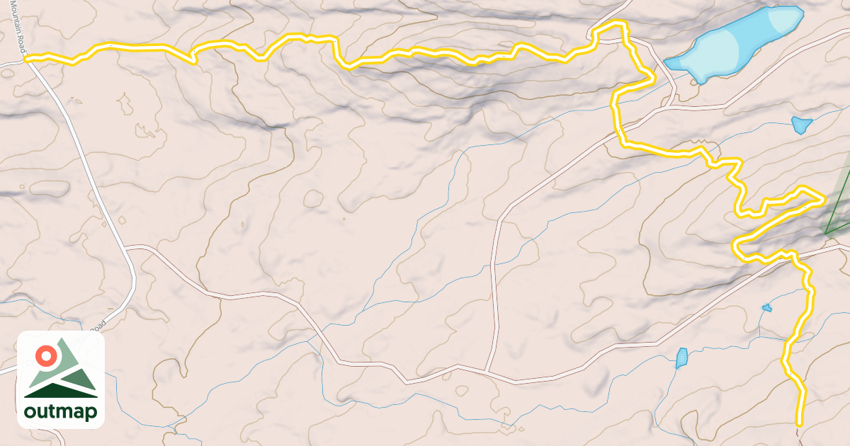 Map of Gorman Loop Trail