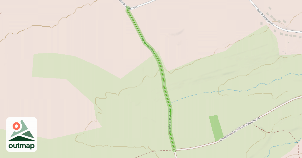 Map of Chemin du Hoyaux