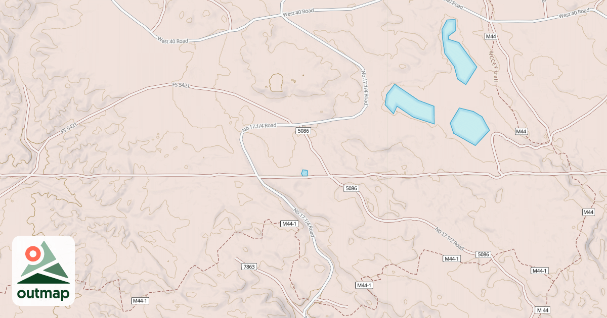 Map of Cadillac West Smt Dnr37