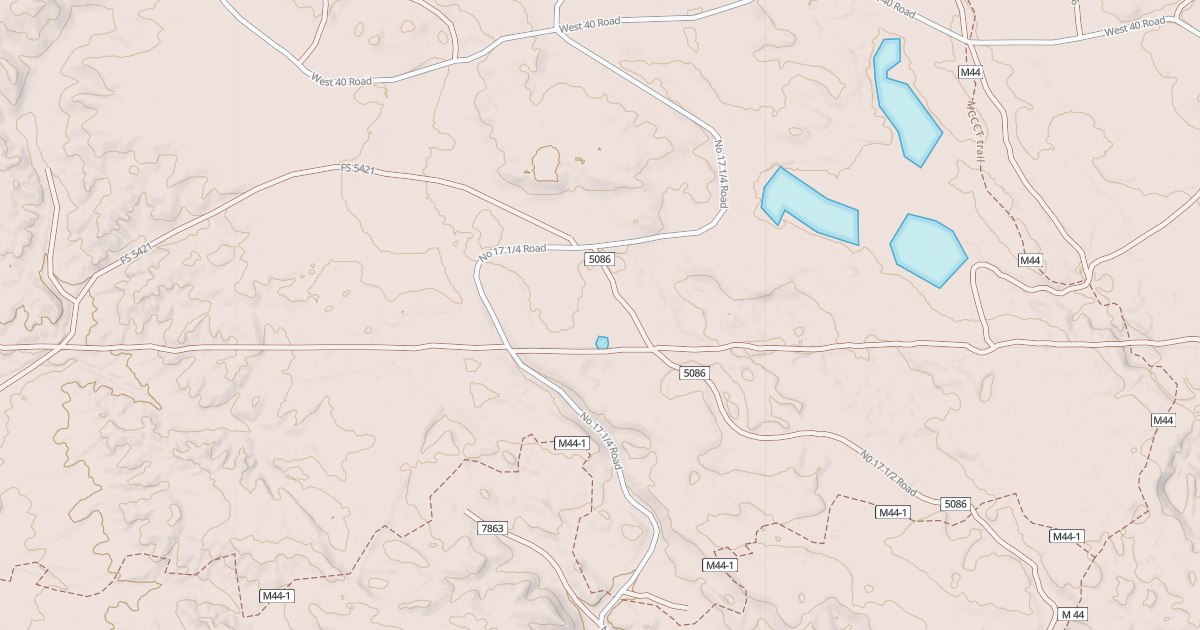 Map preview of Cadillac West Smt Dnr37