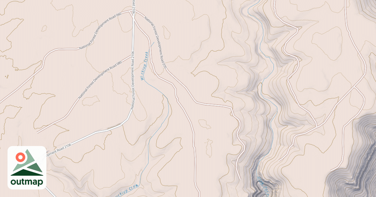 Map of USFS Motor Vehicle Use Map Roads {78475906-9DA7-40E6-B4DC-67BB912ADB9B}