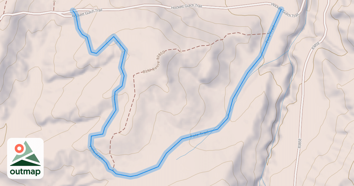 Map of Pole Trail