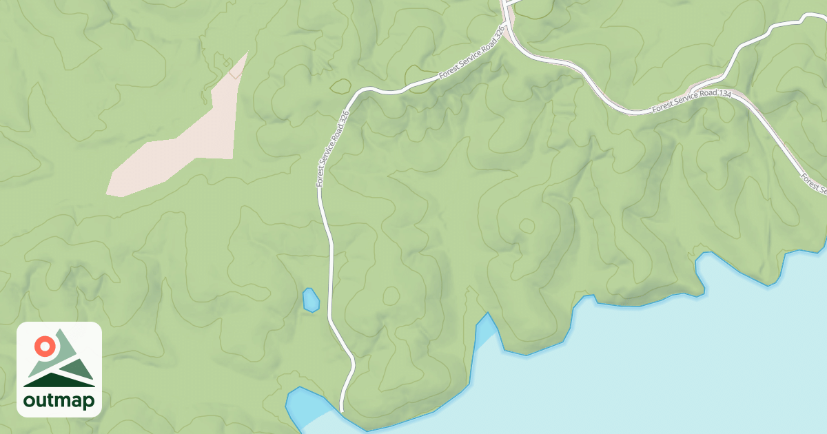 Map of LANE ROAD
