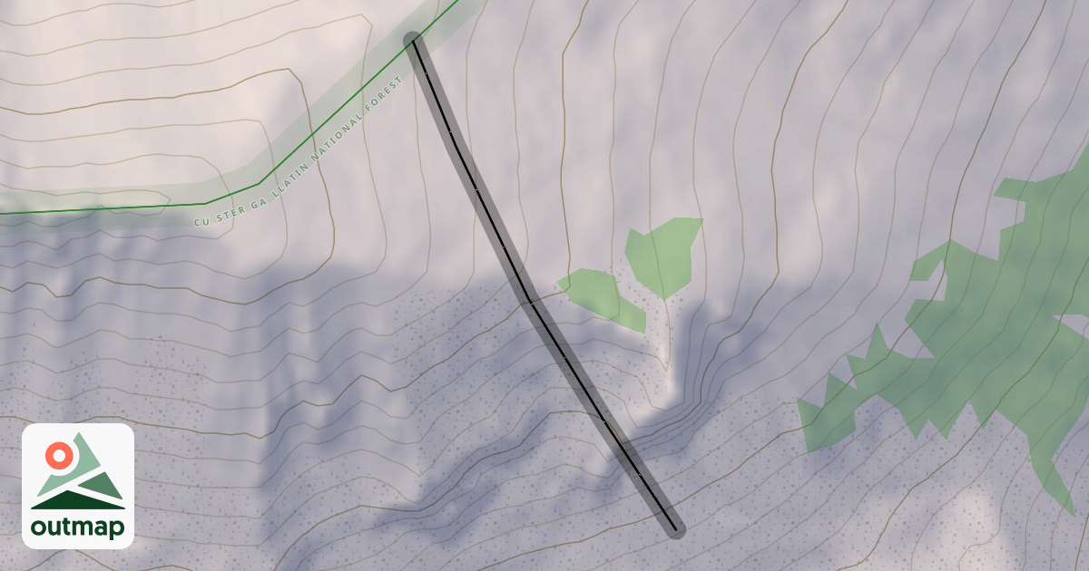 Map of Lower Pinnacles