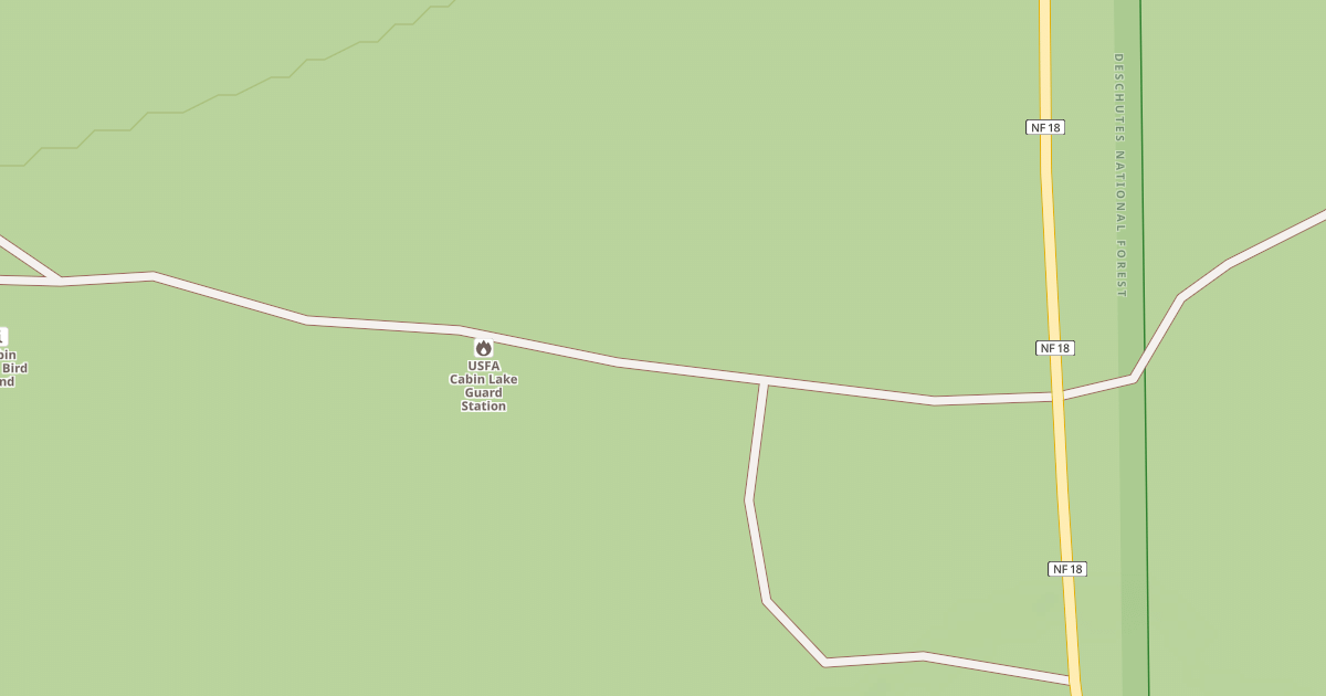 Map preview of CABIN LAKE GS