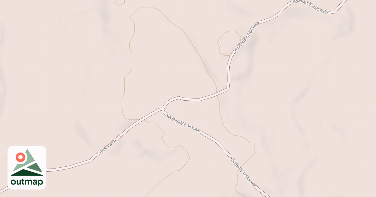Map of Straight Arrows Trail