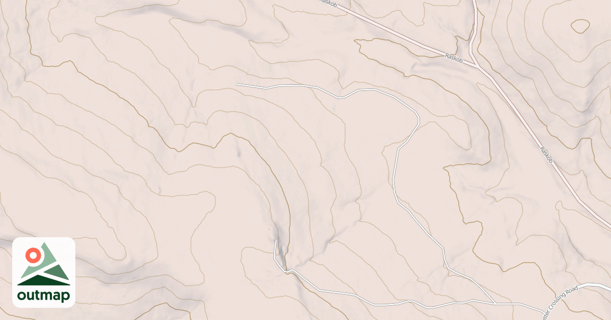Map of CUSTER CROSSING BR 1K