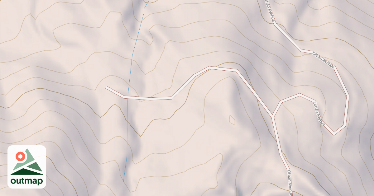 Map of ORBAN AVE