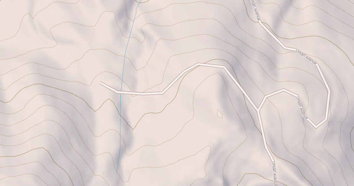 Map preview of ORBAN AVE