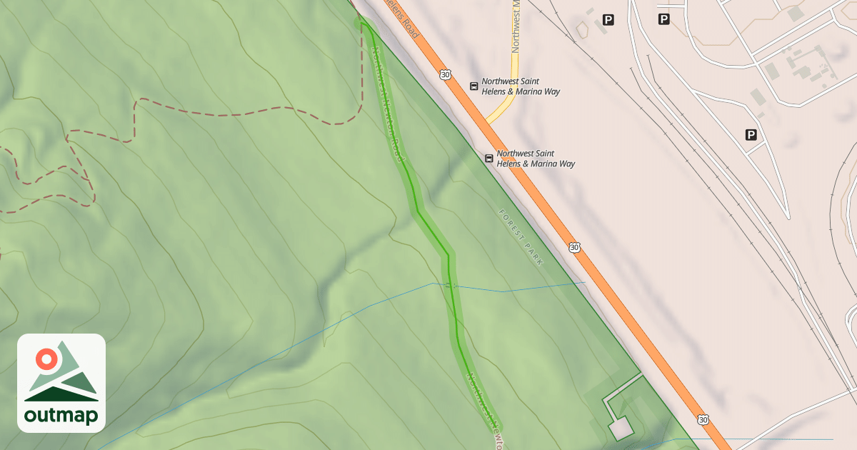 Map of Northwest Newton Road