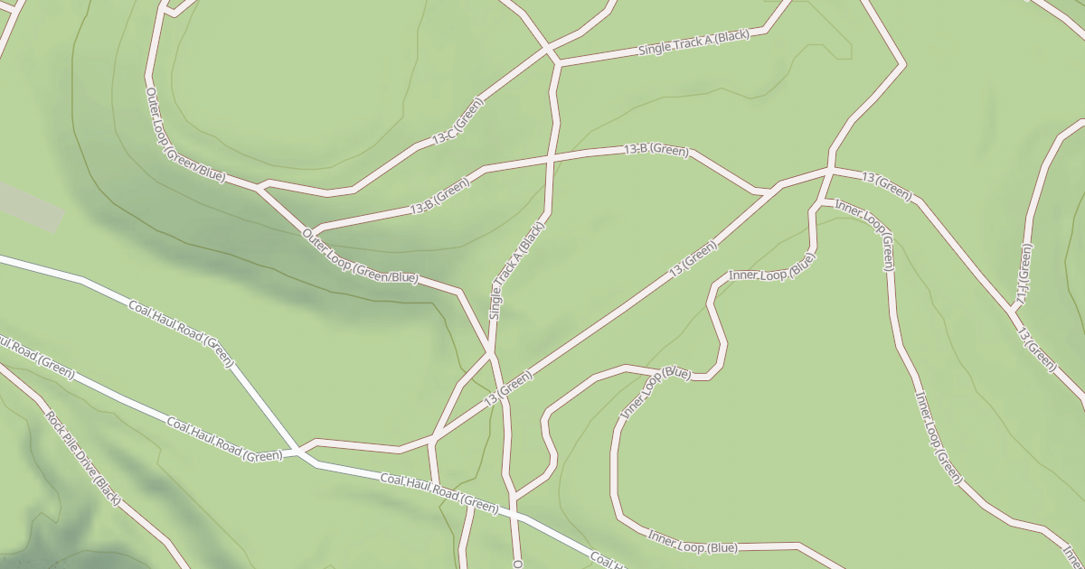Map preview of Rock Run ATV Trails