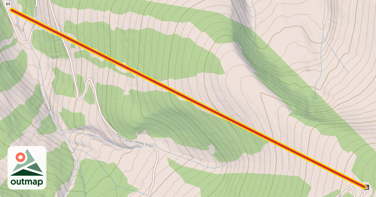 Map of Pete's Express Lift