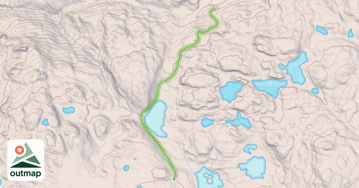 Map of Seneca Lake Trail