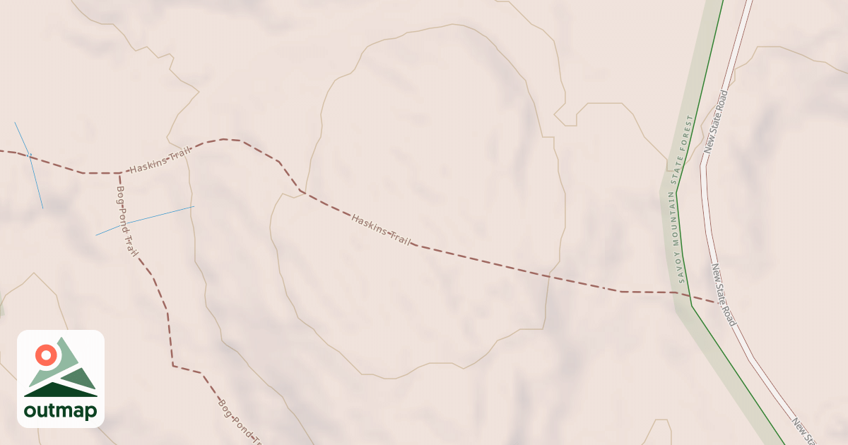 Map of Haskins Trail