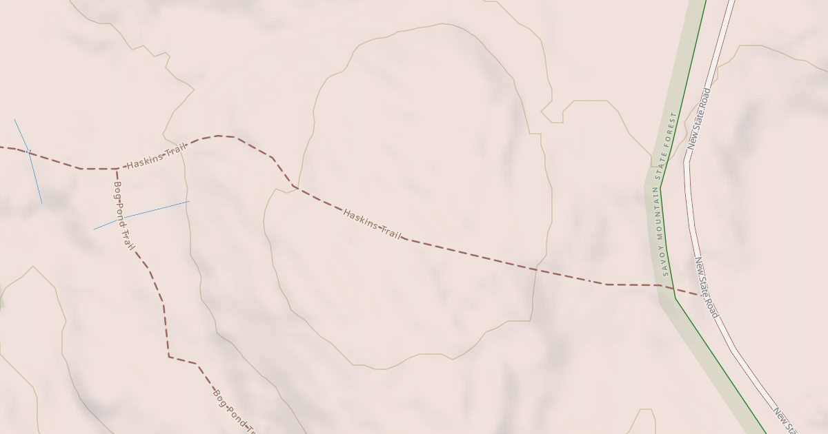 Map preview of Haskins Trail