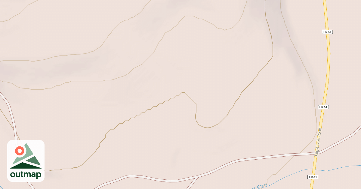 Map of CAVE RIDGE SPUR NORTH