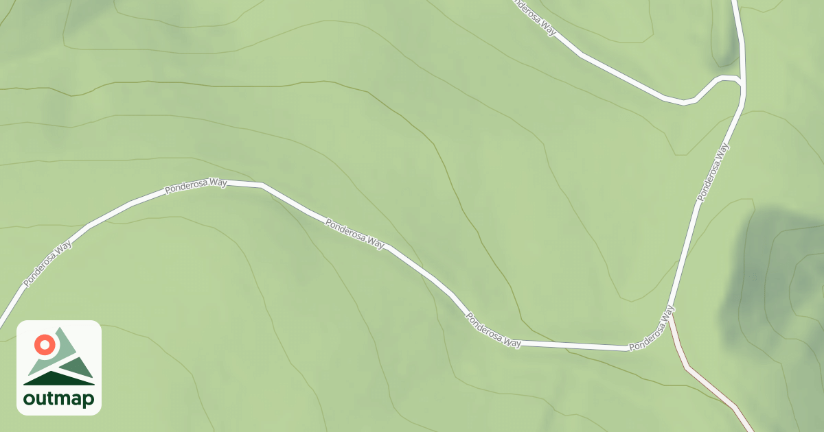 Map of PONDEROSA WAY(TE 232A)