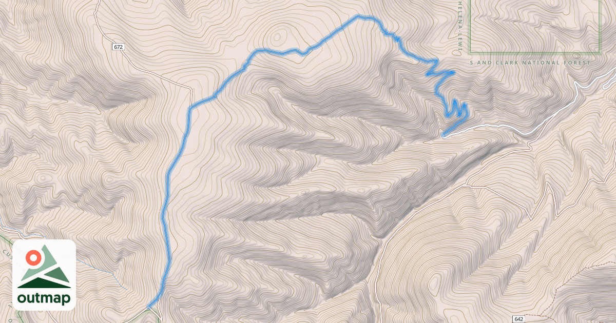 Map of Bald Ridge Driveway