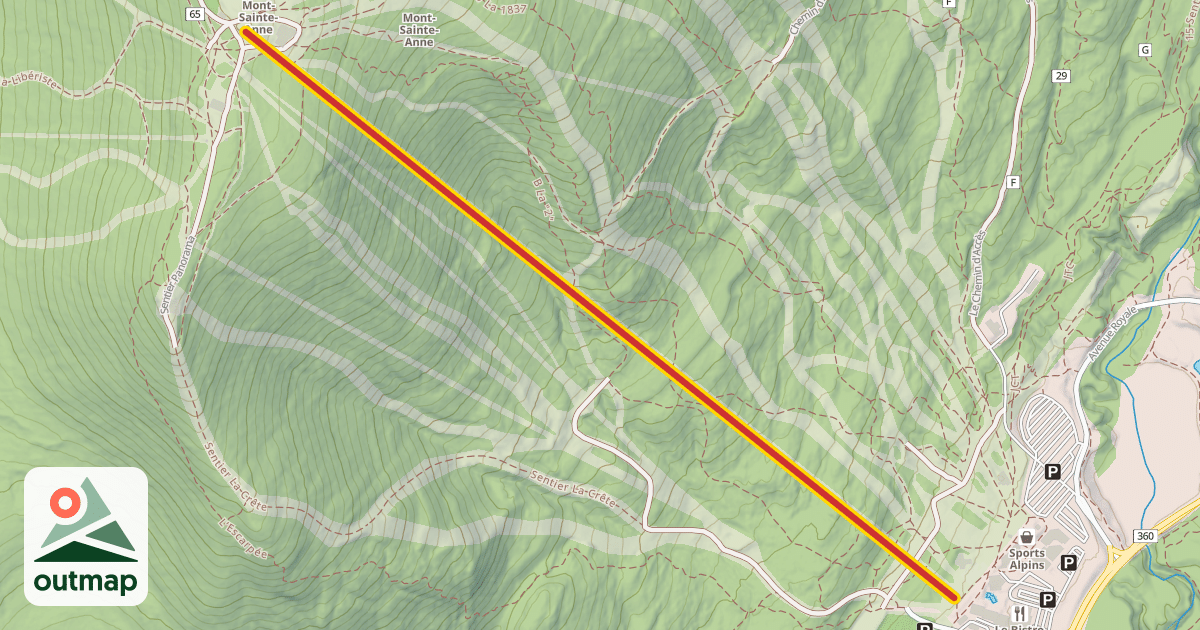 Map of L'Étoile Fillante